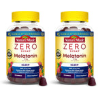 Nature Made Zero Sugar Melatonin 5mg Sleeping Gummies for Adults Extra Strength,100% Drug & Aspartame Free,70 Sugar-Free Melatonin Gummies,70 Day Supply,(Pack of 2)
