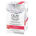 Buy now Olay Makeup Remover Wipes, Daily Facials Hydrating Face Cleanser for Normal to Dry Skin, Alcohol & Fragrance Free, Soft Face Wash Towels, Travel Essentials for Women, Convenient Dry Cloths, 66 ct at indiglob india