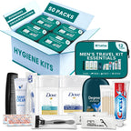 5 Pack Men’s Bulk Hygiene Kits – 12-Piece Premium Brand-Name Toiletries