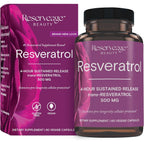 Buy now Reserveage Beauty, Resveratrol 500 mg, Antioxidant Supplement for Heart and Cellular Health, Supports Healthy Aging and Immune System, Paleo, Keto, 60 Capsules at indiglob india