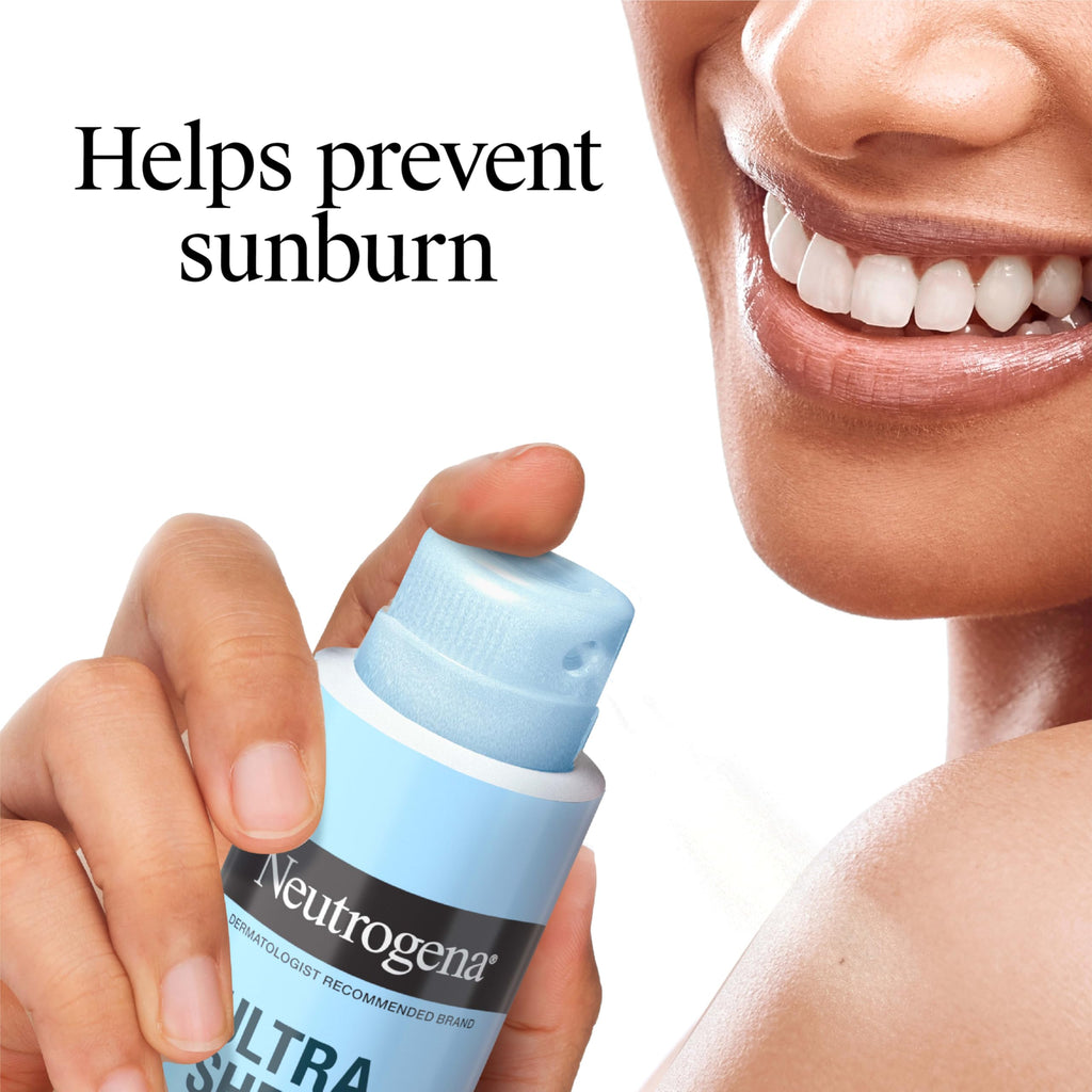 Buy now Neutrogena Ultra Sheer Body Mist Sunscreen Spray, Broad Spectrum SPF 30, Oil-Free & Non-Comedogenic UVA/UVB, 5 oz Pack of 3, Packaging may vary at indiglob india