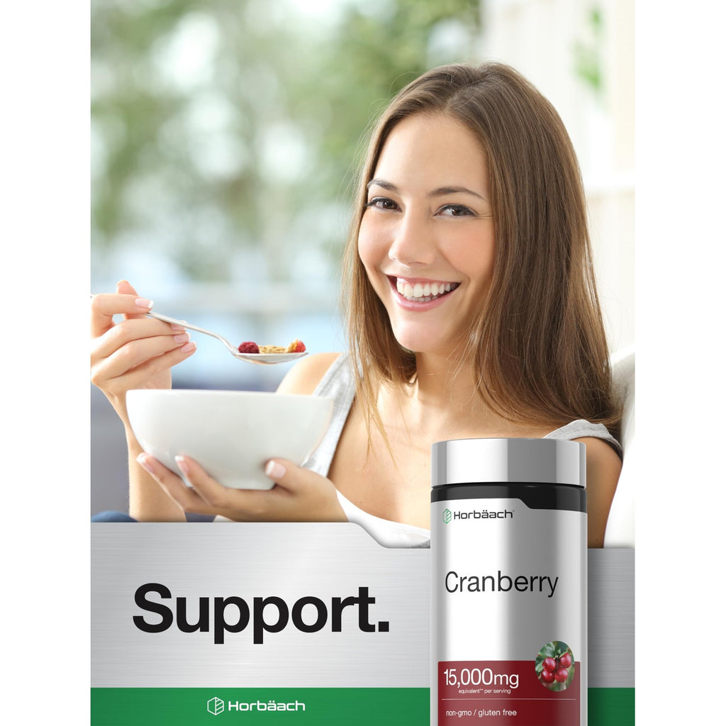 Horbäach Cranberry Concentrate Extract Pills with Vitamin C