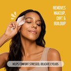 100 Pcs Manuka Oil Eyelid Wipes for Sensitive Lid Care & Eye Hygiene, Gentle Daily Eyelid Cleansing Wipes with Chamomile & Aloe Vera, Biodegradable, Free From Parabens & Sulfates