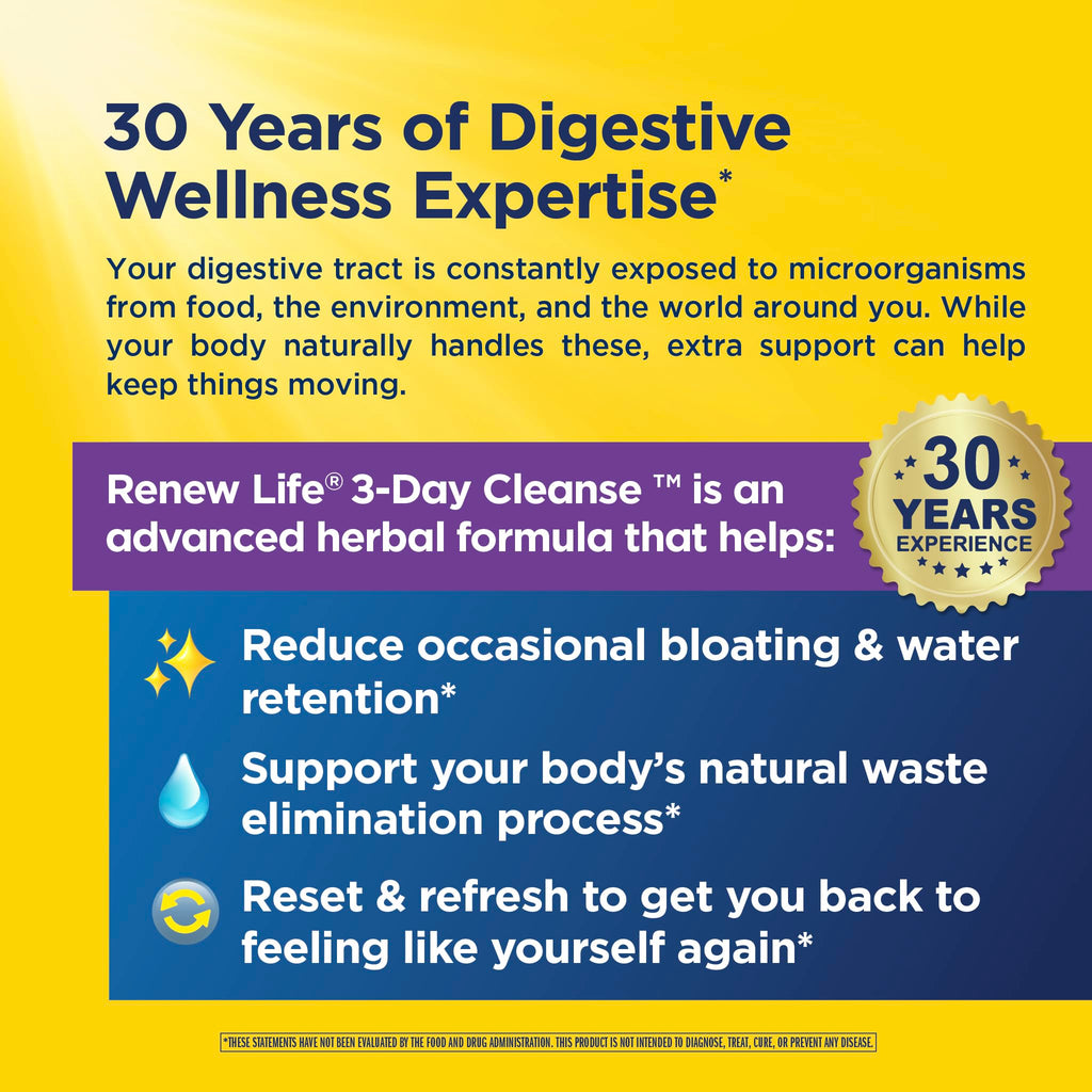 Renew Life 3 Day Cleanse | Total Body Reset