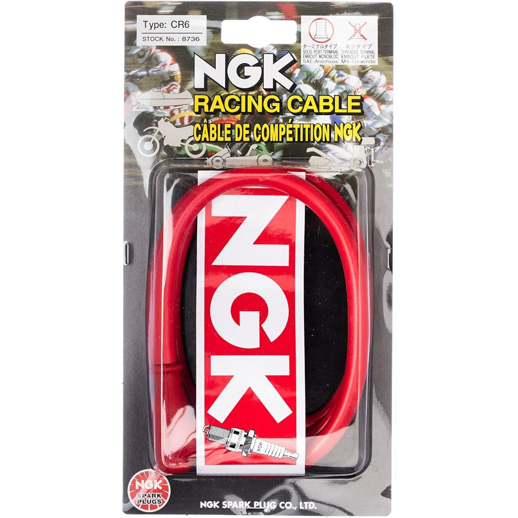 Buy now NGK CR6 Racing Cable Spark Plug Wire Default at indiglob india