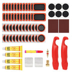 80pcs Bike Tire Repair Kit, Self-Adhesive Bike Tire Patch Kit