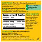 Nature Made Magnesium Oxide 250 mg, 100 Tablets | Magnesium Supplements for Men and Women, Support for Muscle, Heart, Bone and Nerve Health, 100 Day Supply