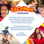 L'il Critters Kids Calcium and Vitamin D3 Gummies | 120 Gummy Vitamins | Assorted Fruit Flavors | Gluten-Free Children's Bone and Teeth Supplement