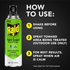 Buy now Raid Outdoor Yard Guard Mosquito Fogger, Area Insect Repellent, Kills On Contact, Control Mosquitoes up to 6 Hours, Covers up to 30 sq ft, Fast-Acting Yard and Garden Treatment, 16 oz at indiglob india