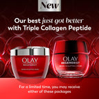 Olay Face Moisturizer, Regenerist Micro-Sculpting Cream for Women, Fragrance-Free - Anti-Aging, Anti-Wrinkle, Firming Skin Care - Triple Collagen Cream, Peptide, Hyaluronic Acid, Niacinamide, 1.7oz
