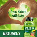NATURELO Multivitamin for Men 50+ - One Daily, 60 Vegetarian Capsules | Vitamins, Minerals & Organic Whole Foods, Boost Energy and Health, Non-GMO