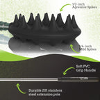 Buy now Cactus Scratcher Extendable Telescopic Back Scratcher - Extends 29" Long Double Sided Retractable Scratching Tool for Hand, Neck, Head, and Body - Universal Gift for Family, Pets, and Friends, Black at indiglob india
