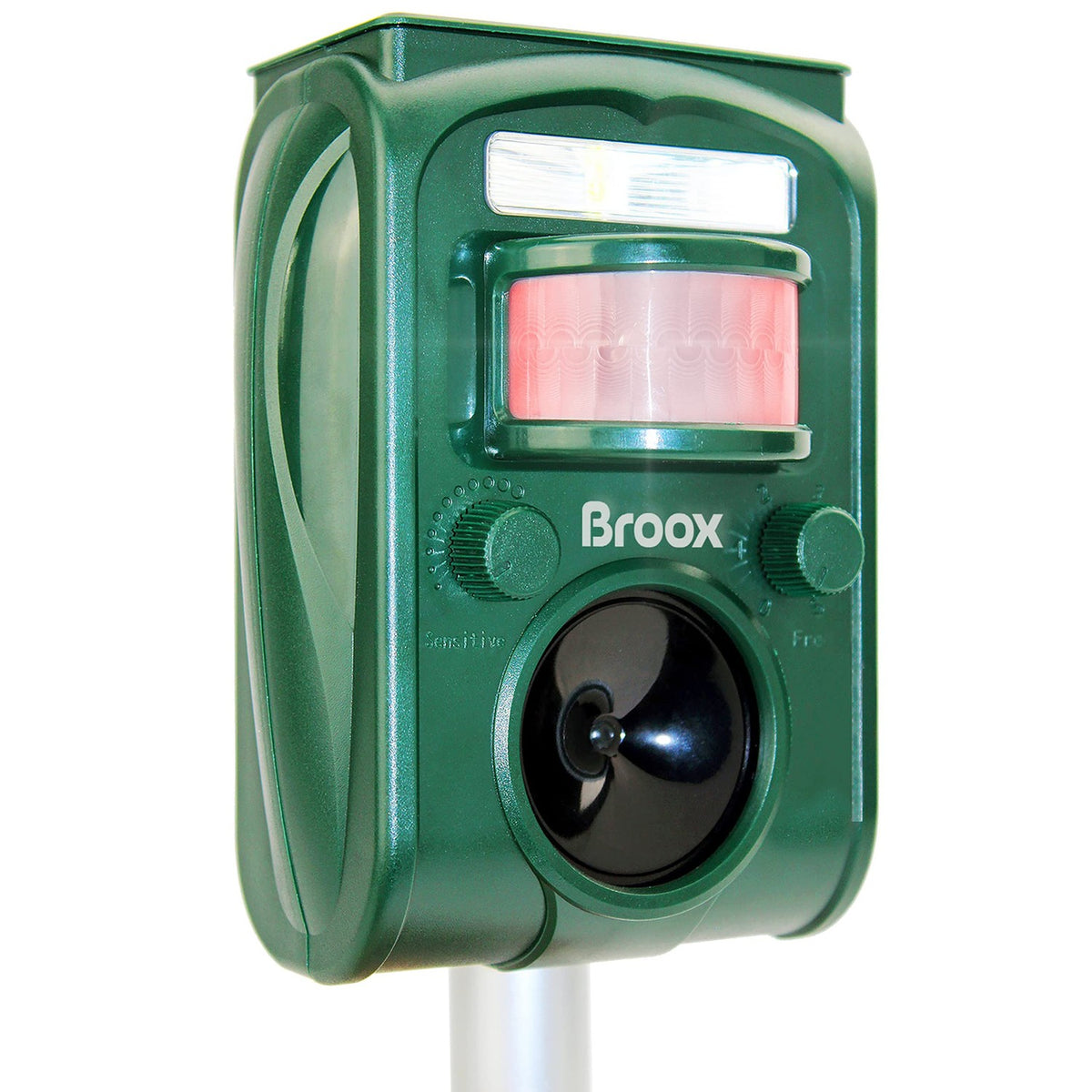Broox 2026 Upgraded Solar Animal Repellent, Cat Repellent Outdoor, Squirrel Repellent, Deer Repellent, Ultrasonic pest Repeller, Waterproof IP 65, Motion Detection, Dog, Raccoon, Skunk, Rabbit, Rodent