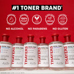 Buy now THAYERS Alcohol-Free Rose Petal Witch Hazel Facial Toner for Glowing Skin, Soothing, Hydrating, Refreshing Toner for All Skin Types, 12oz (Packaging May Vary) at indiglob india