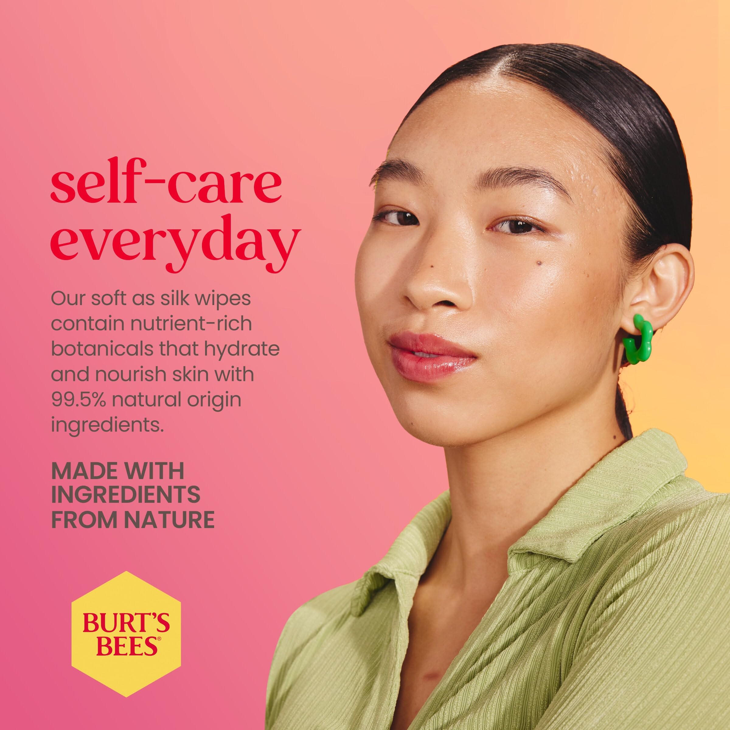 Buy now Burt's Bees Pink Grapefruit Face Wipes, for All Skin Types, Hydrating Makeup Remover & Facial Cleansing Towelettes, 30 Ct. (3-Pack) at indiglob india