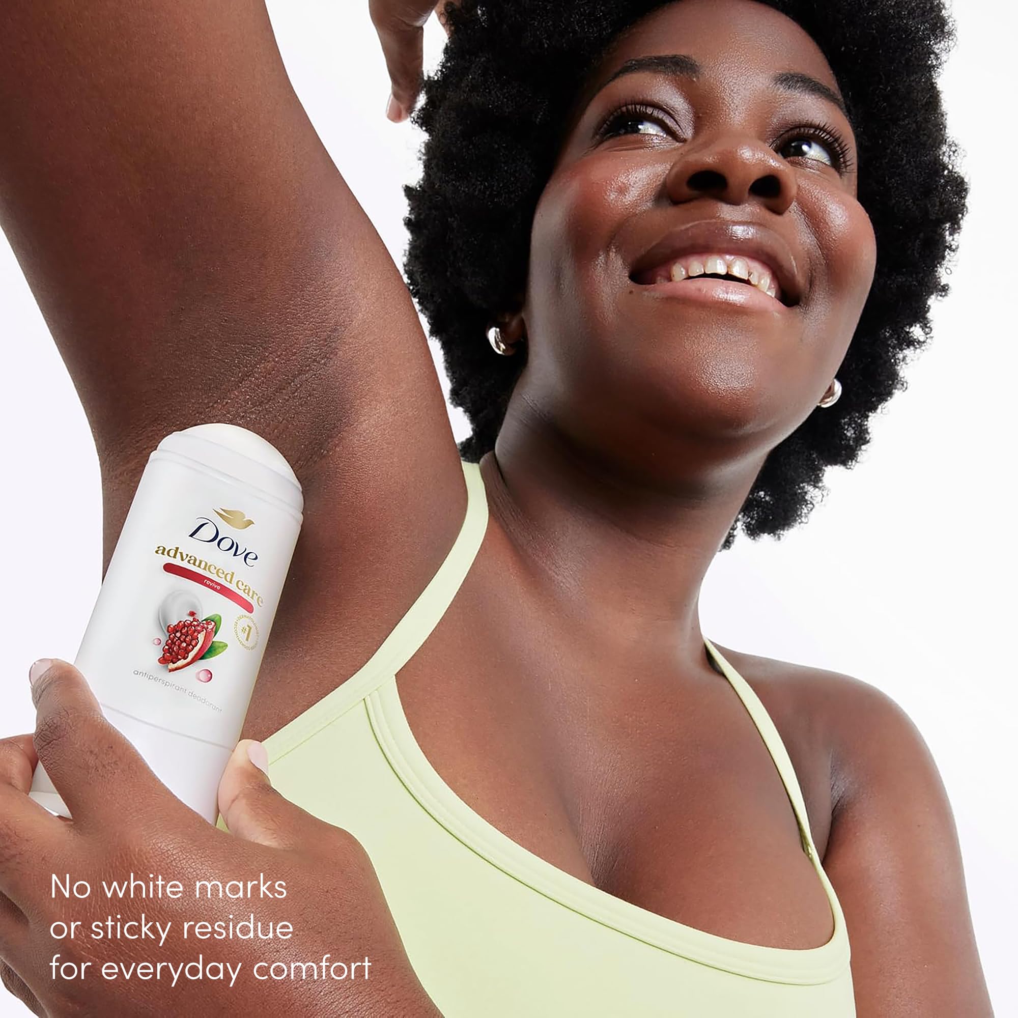 Dove Advanced Care Antiperspirant Stick Revive Pomegrante 2PK 2.6 oz | Advanced Care 72 hour sweat and odor protection for Women