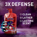 Old Spice Cleansing Body Wash for Men, 3X Defense, 24/7 Shower Fresh with Lasting Scent, 2 in 1 Body and Face Wash, Daily Men’s Wash and Shower Gel, NightPanther Rich Warm Masculine Scent, 33.4 oz
