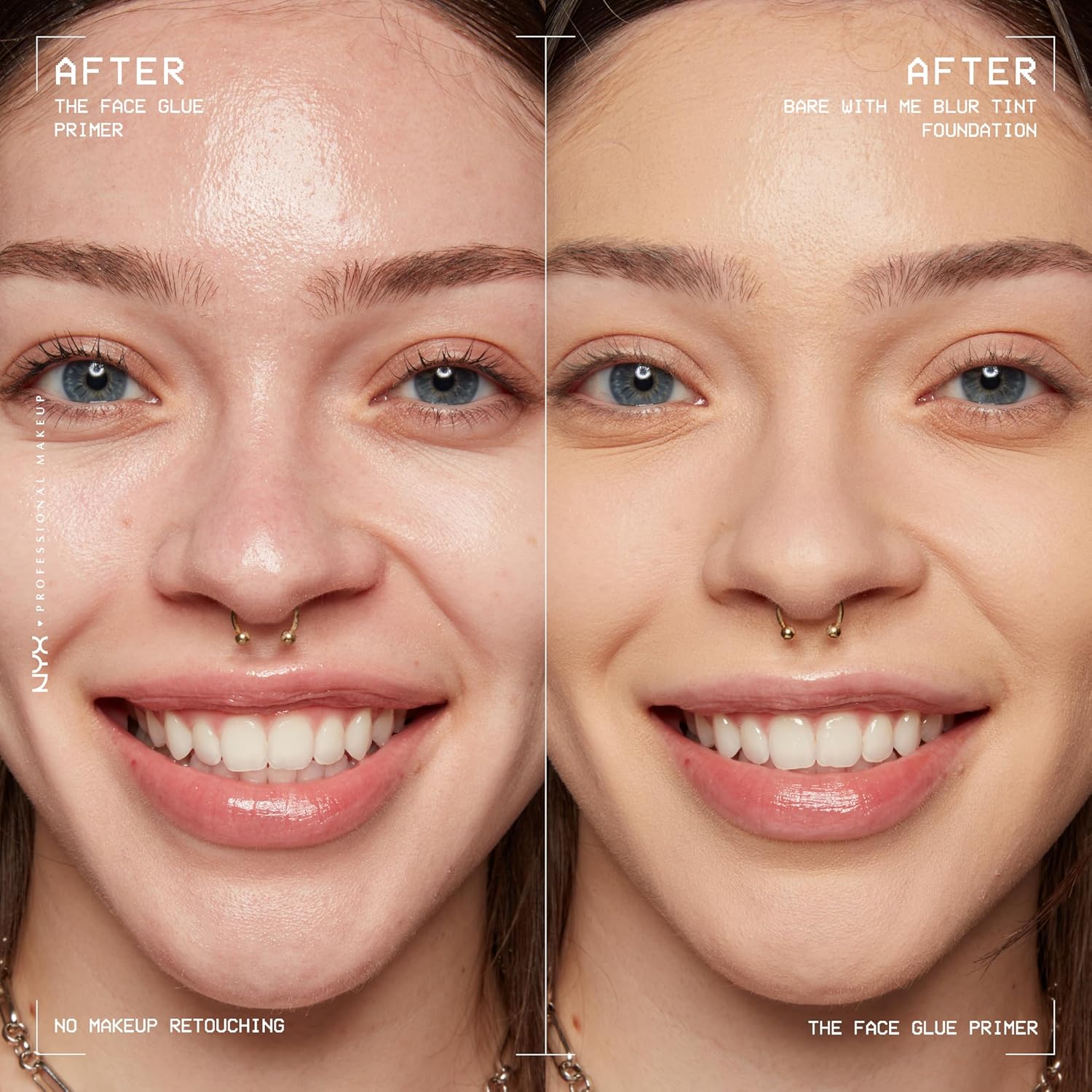 Buy now NYX PROFESSIONAL MAKEUP The Face Glue Gripping Primer, Hydrating Makeup Primer with Up To 24HR Wear, Vegan & Cruelty Free at indiglob india