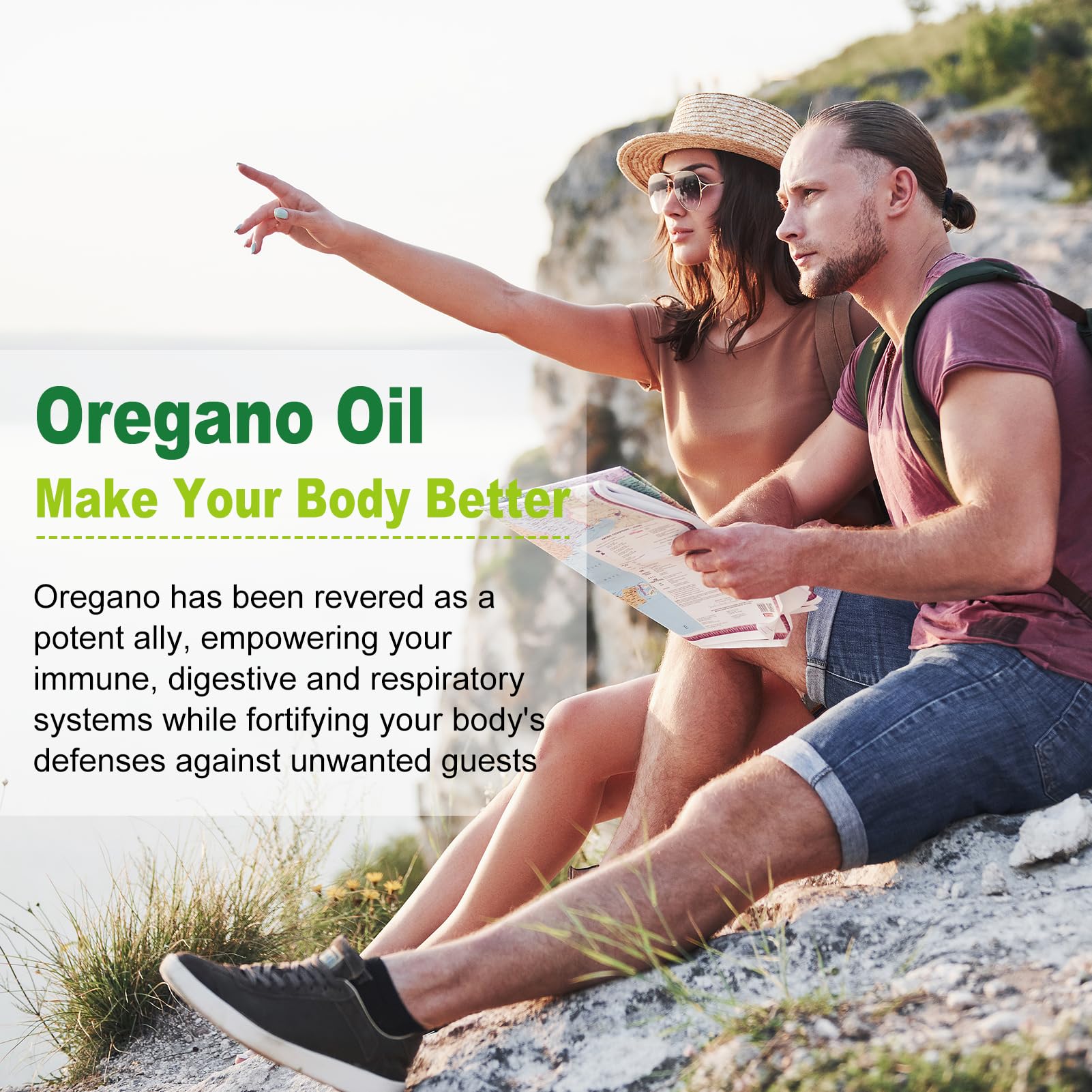 Nature's live Oil of Oregano with Black Seed Oil | 2 in 1 Oregano Supplement for Immune Health, Retains High Concentrated Carvacrol & Thymoquinone, 60 Softgels, 2 Pack
