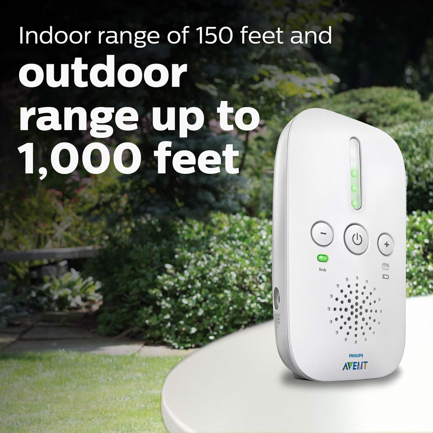 Buy now Philips AVENT Audio Baby Monitor DECT, White, SCD502/10 at indiglob india