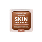 COVERGIRL TruBlend Skin Enhancer Baked Luminous Finishing Face Powder, with Hyaluronic Acid and White Rose Extract, Sheer & Buildable - 530 Cocoa Brownie