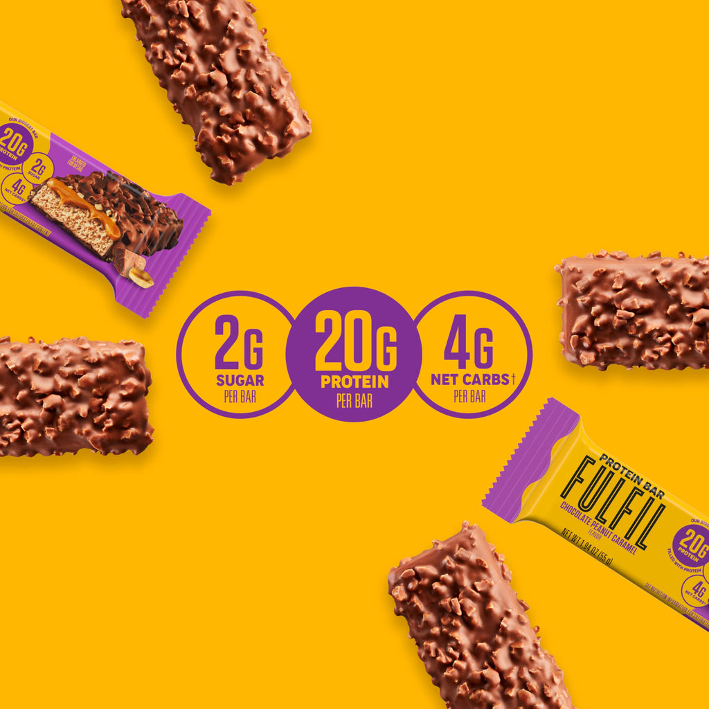 FULFIL Chocolate Peanut Caramel, 20g Protein (12ct)