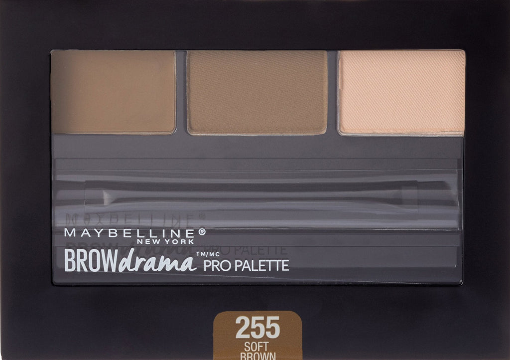 Buy now Maybelline New York Brow Drama Pro Eyebrow Palette, Soft Brown, 0.1 oz. at indiglob india