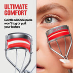 Buy now Revlon Triple-Stepped Lash Curler, Eyelash Lift For a Super-Curled Look in One Squeeze, 3-Tiered Pads for Gentle, Tug-Free Curling, 1 Count at indiglob india