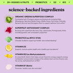 Lemme Greens Superfood Gummies, 30-Day Supply