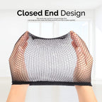 Fandamei 6PCS Wig Cap, 6PCS Black Mesh Wig Cap Net, Closed End Hair Mesh Net, Liner Weaving Caps for Women, Men, Kids, Wig Caps for Halloween, Cosplay