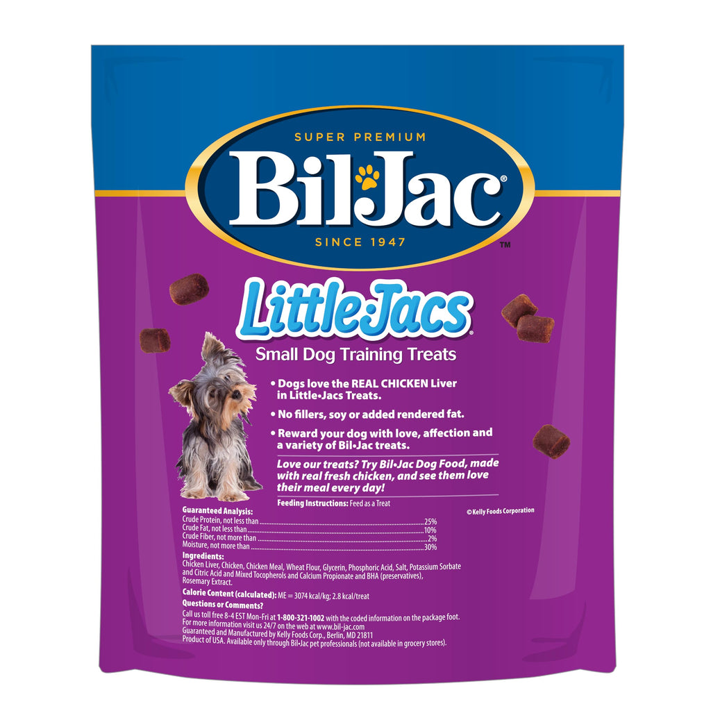 Bil-Jac Little-Jacs Small Dog Training Treats | Soft Chicken Liver Recipe | 16 oz (3-Pack)
