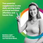 Rainbow Light Prenatal DHA Vitamins for Women | 30 Caplets & 30 Softgels | Omega-3 Fish Oil (DHA & EPA) | Support for Mom & Baby