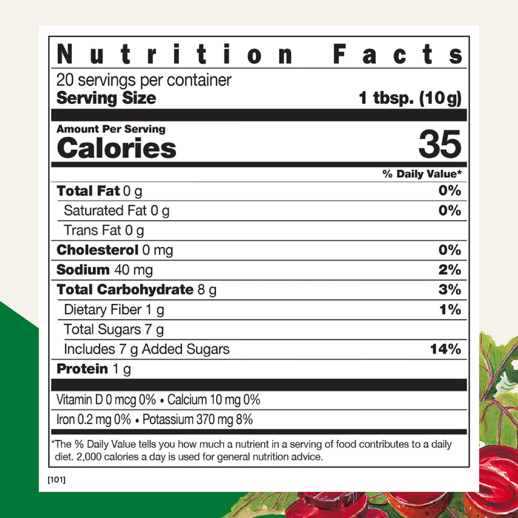Salus Red Beet Crystals, Organic Nutritional Beet Root Powder Mix, 7 oz