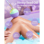 Hemp Oil Bath Bombs Gift Set for Women, 24 Pack Natural Bubble Bath Spa Kit