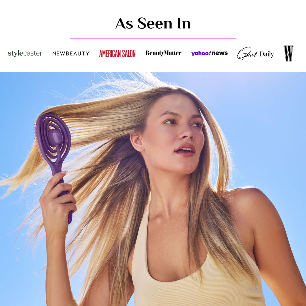OO!brush Detangling Hair Brush, Wet & Dry, For All Hair Types