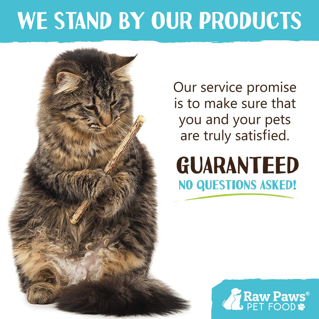 Raw Paws Silvervine Sticks for Cats (30-Count) - Dental Cat Chew Stick