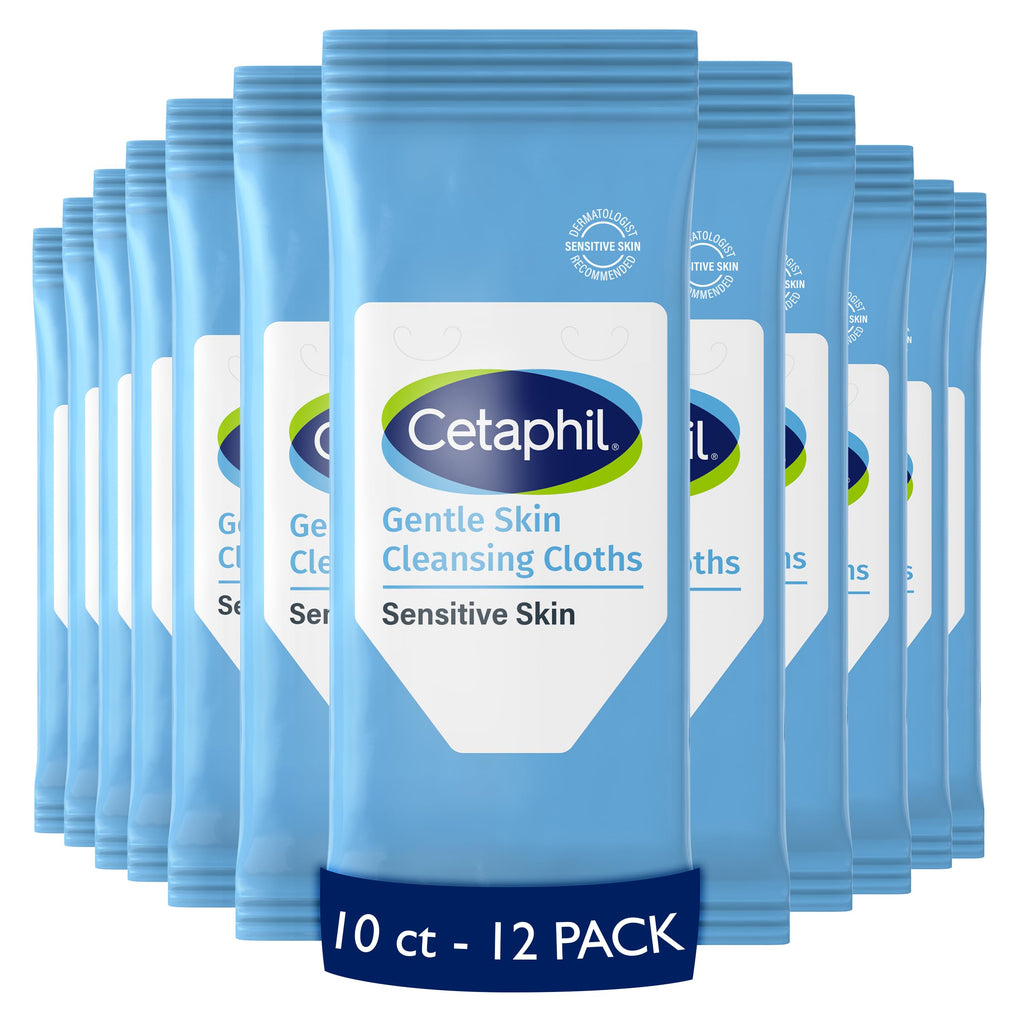 Buy now Cetaphil Gentle Makeup Removing Face Wipes, Daily Cleansing Facial Towelettes Gently Remove Makeup, Fragrance and Alcohol Free, 25 Count at indiglob india