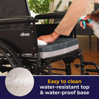 Drive Medical 14886 Skin Protection Gel Wheelchair Seat Cushion