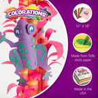 Colorations 12" x 18" Mediumweight White Construction Paper, 200 Sheets