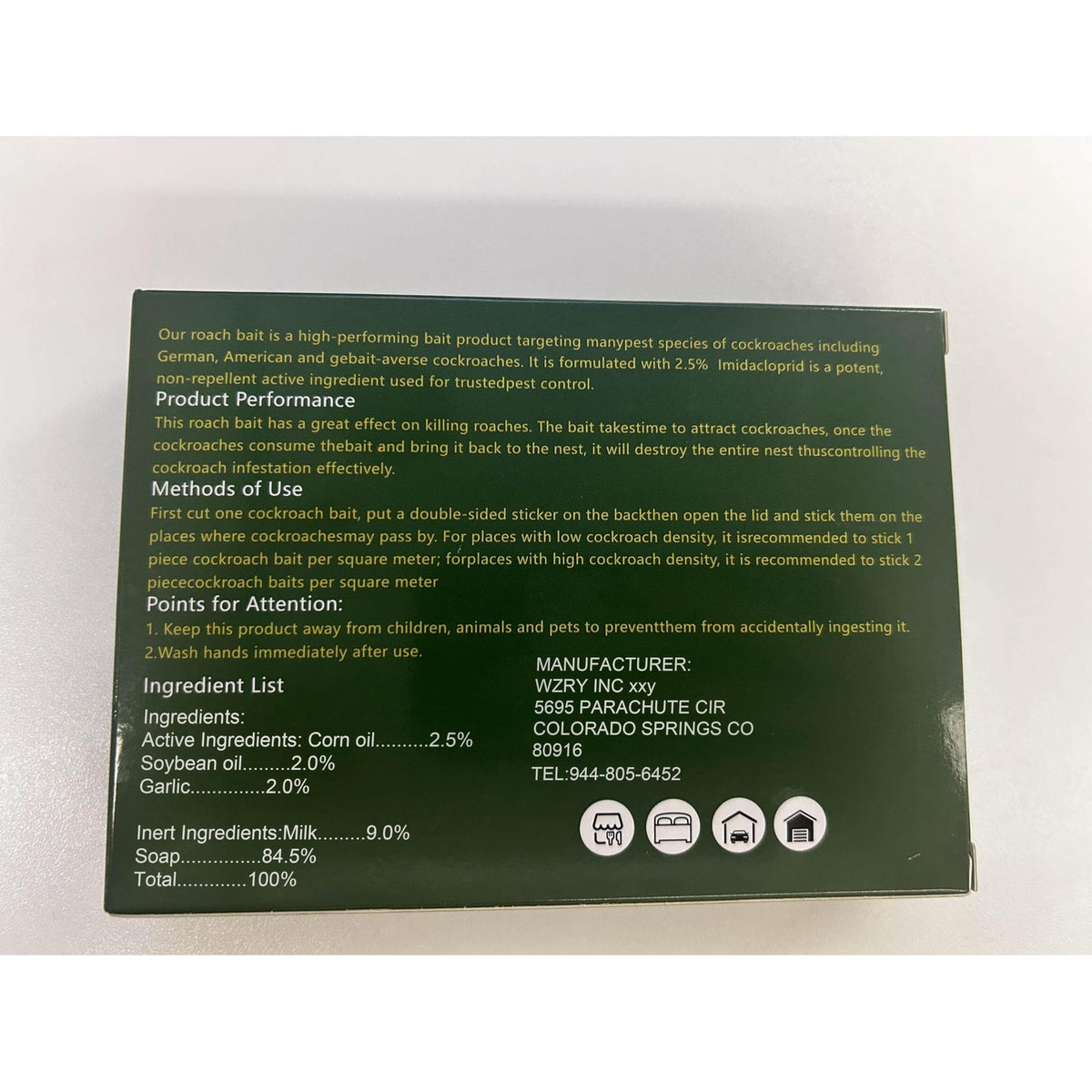 24 Pack Cockroach Gel Bait & Roach Killer Indoor, Powerful Roach Repellent