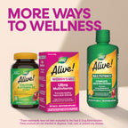 Nature's Way Alive! Women's 50 Plus Ultra Potency Multivitamin, 150 ct | Complete and High Potency Formula with Vitamin D3, C, E, and Methylated B12; Supports Heart, Brain, and Bone Health*.