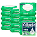 Cottonelle GentlePlus Flushable Wipes, 16 Packs, 42 Wipes per Pack