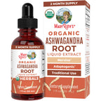 MARYRUTH'S Ashwagandha Root Liquid Drops, Mood & Stress Support Supplement | Mood & Stress Support Supplement, Calm & Relaxation, 590mg Ashwagandha, Adaptogen & Nervine, Vegan