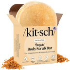 Buy now Kitsch Exfoliating Sugar Scrub for Body â€“ All Natural Body Scrub Bar Soap for Smooth, Hydrated & Glowing Skin - Vegan Soap Bar Exfoliator for Men and Women - Made in the USA - 4 oz at indiglob india