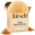 Buy now Kitsch Exfoliating Sugar Scrub for Body â€“ All Natural Body Scrub Bar Soap for Smooth, Hydrated & Glowing Skin - Vegan Soap Bar Exfoliator for Men and Women - Made in the USA - 4 oz Default at indiglob india