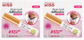 Buy now KISS Lash Adhesive, Lash Glue, 24hr Strip Eyelash Adhesive, Clear, Includes Lash Adhesive, Long Lasting Wear, Can Be Used with Strip Lashes and Lash Clusters 0.17 Ounce (Pack of 2) Clear at indiglob india