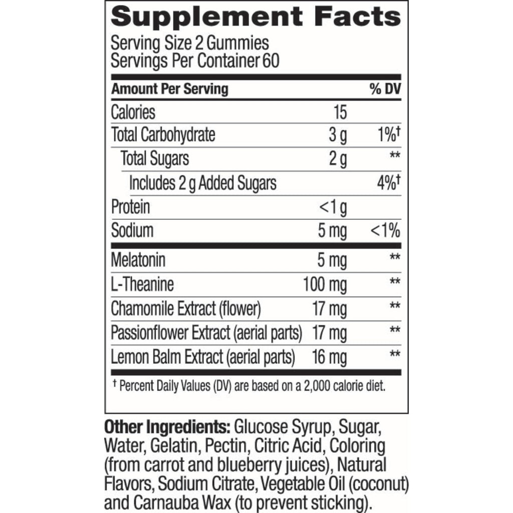 OLLY Extra Strength Sleep Pouch, 5 mg Melatonin, L-Theanine - 120 Count