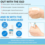 Buy now Scarguard - Invisible Brush-On Silicone Sheet with Vitamin E - Scar Removal for Keloids, Burn Scars, Surgery Scars, Stitches, Cuts - No Ugly Scar Sheets, Cream or Messy Scar Gel Needed at indiglob india