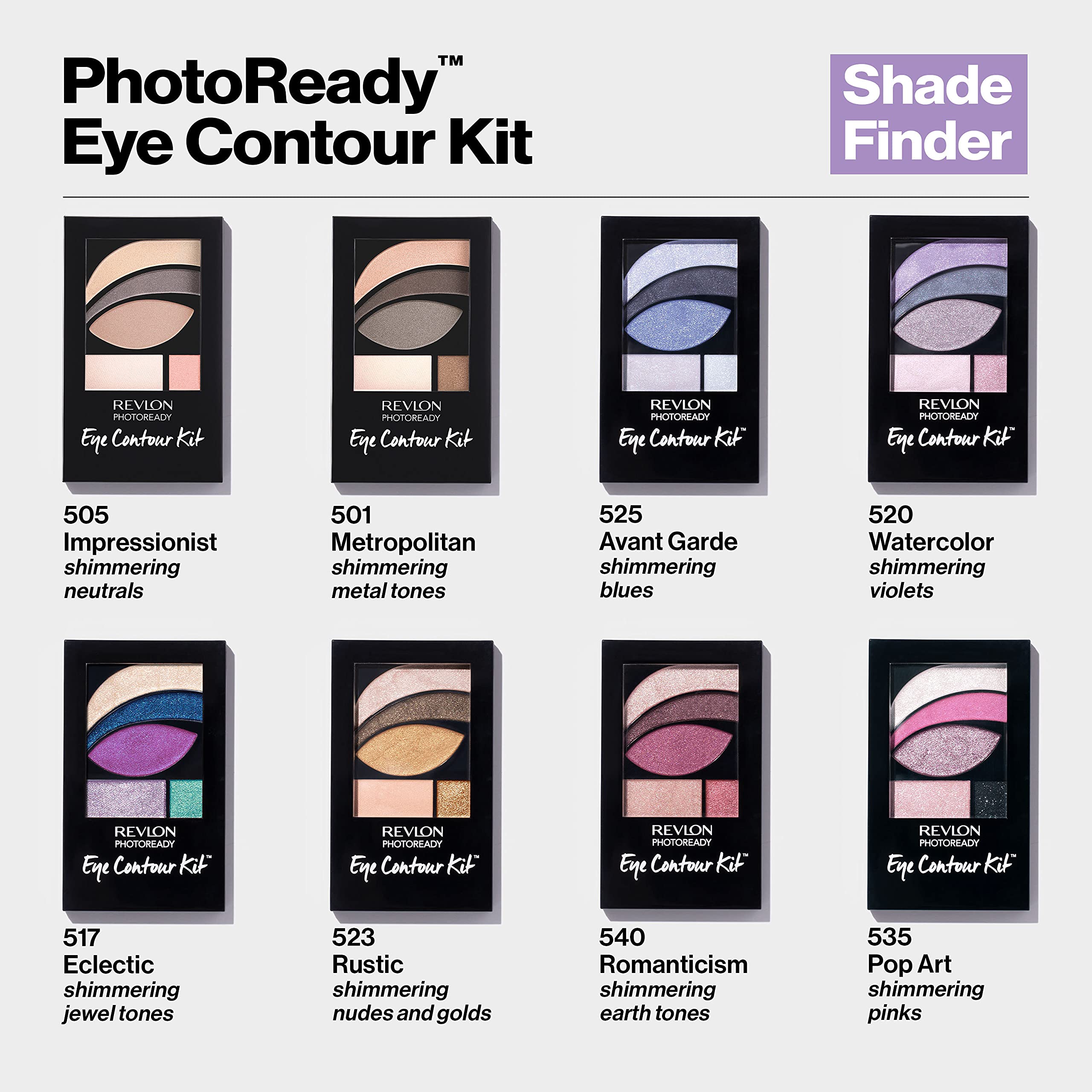 Buy now Revlon Eyeshadow Paette, PhotoReady Eye Makeup, Creamy Pigmented in Blendable Matte & Shimmer Finishes 523 Rustic, 0.01 Oz at indiglob india