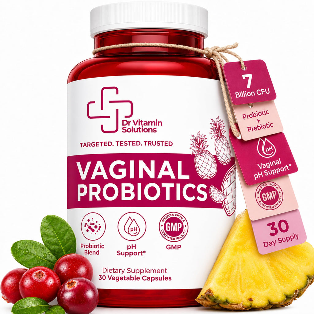 Vaginal Probiotics for Women pH Balance, Odor, Flora, 7 Billion CFU